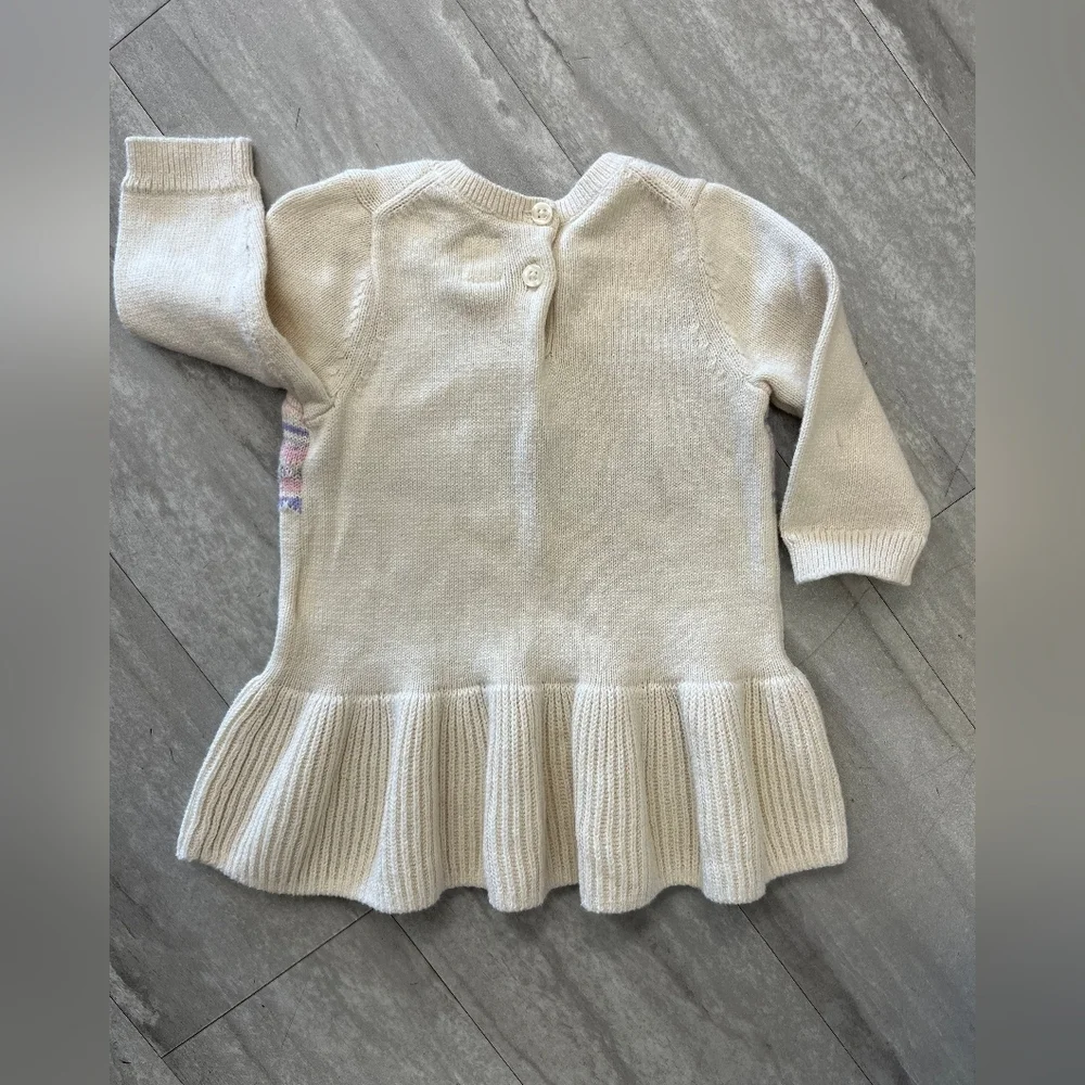 LOT of 2❤️GAP SWEATER DRESS & TEA COTTON DRESS , 3/6 MONTH BABY GIRL, LOT